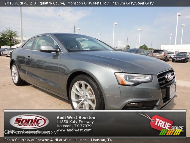 2013 Audi A5 2.0T quattro Coupe in Monsoon Gray Metallic