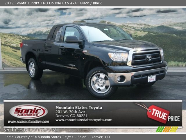 2012 Toyota Tundra TRD Double Cab 4x4 in Black