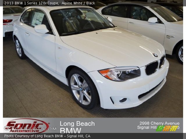 2013 BMW 1 Series 128i Coupe in Alpine White