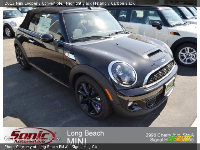 2013 Mini Cooper S Convertible in Midnight Black Metallic