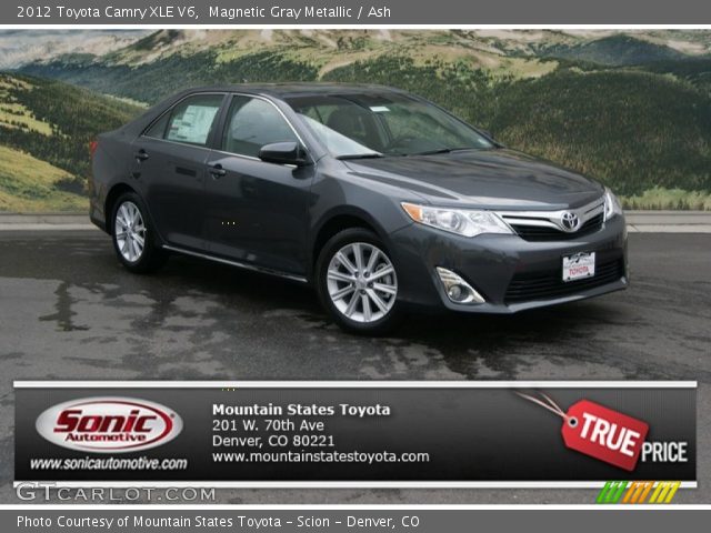 2012 Toyota Camry XLE V6 in Magnetic Gray Metallic