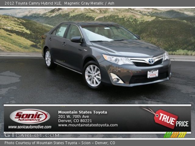 2012 Toyota Camry Hybrid XLE in Magnetic Gray Metallic