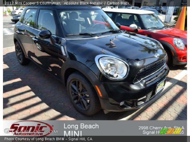 2012 Mini Cooper S Countryman in Absolute Black Metallic