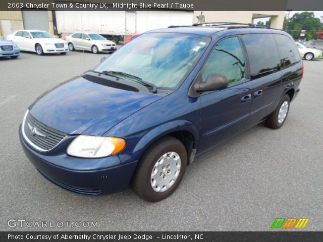 2003 Chrysler Town & Country LX in Midnight Blue Pearl