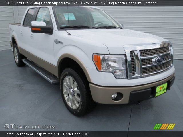 2012 Ford F150 King Ranch SuperCrew 4x4 in Oxford White