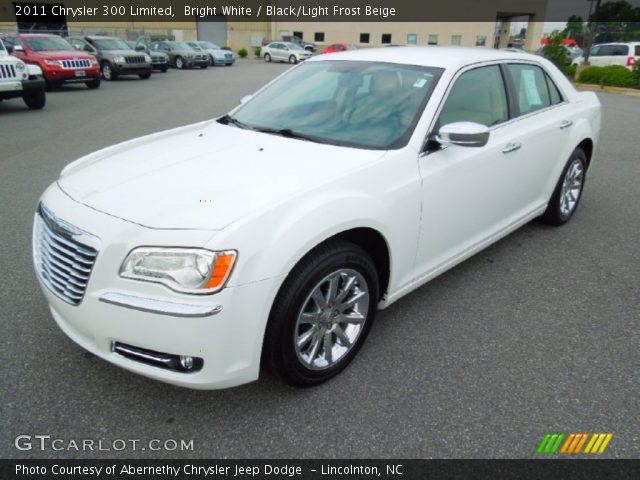 Bright White 2011 Chrysler 300 Limited Black Light