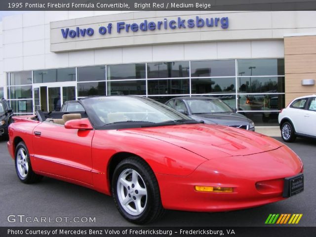 1995 Pontiac Firebird Formula Convertible in Bright Red