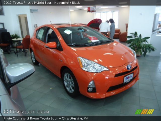 2012 Toyota Prius c Hybrid Four in Habanero