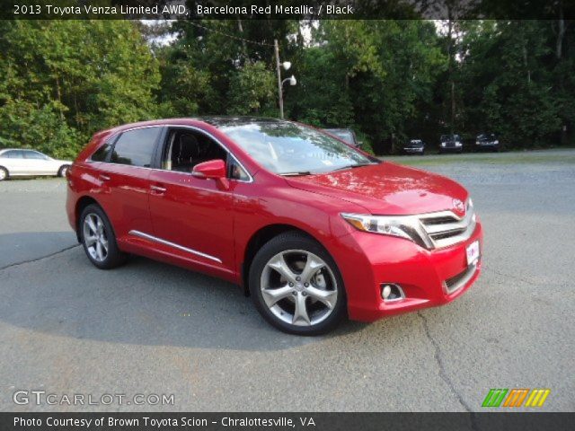 2013 Toyota Venza Limited AWD in Barcelona Red Metallic