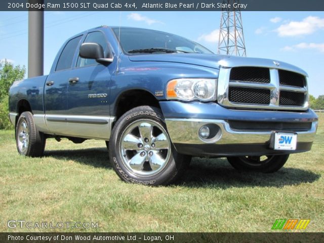 2004 Dodge Ram 1500 SLT Quad Cab 4x4 in Atlantic Blue Pearl
