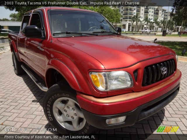 2003 Toyota Tacoma V6 PreRunner Double Cab in Impulse Red Pearl