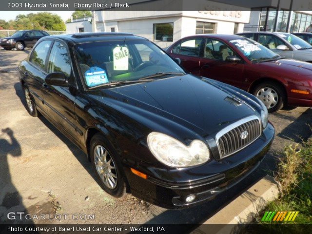 2003 Hyundai Sonata  in Ebony Black