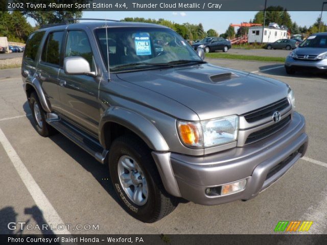2002 Toyota 4Runner Sport Edition 4x4 in Thunder Cloud Metallic