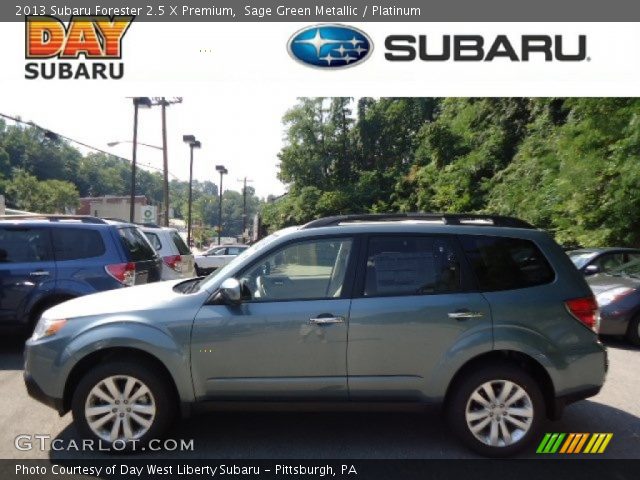 2013 Subaru Forester 2.5 X Premium in Sage Green Metallic