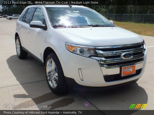 2013 Ford Edge SEL in White Platinum Tri-Coat
