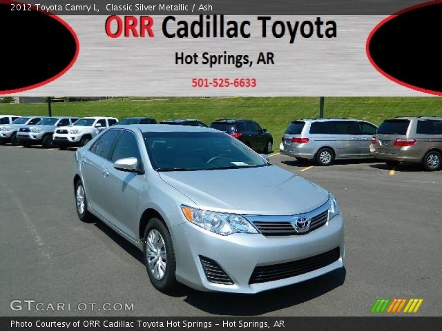 2012 Toyota Camry L in Classic Silver Metallic