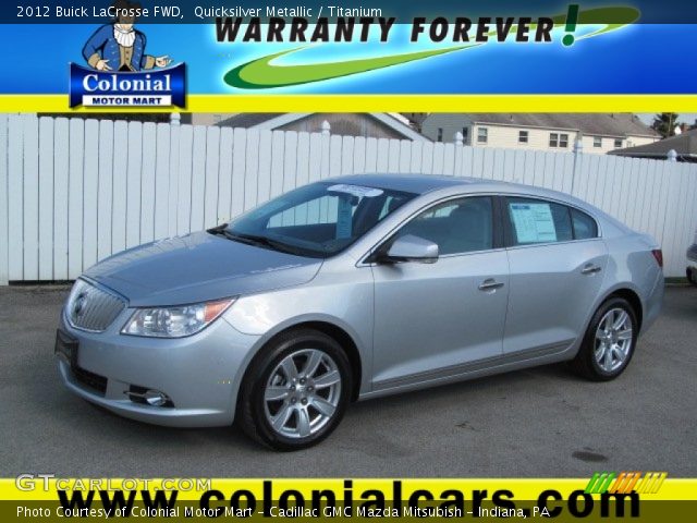 2012 Buick LaCrosse FWD in Quicksilver Metallic