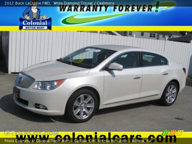 2012 Buick LaCrosse FWD in White Diamond Tricoat