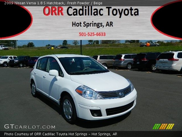 2009 Nissan Versa 1.8 S Hatchback in Fresh Powder