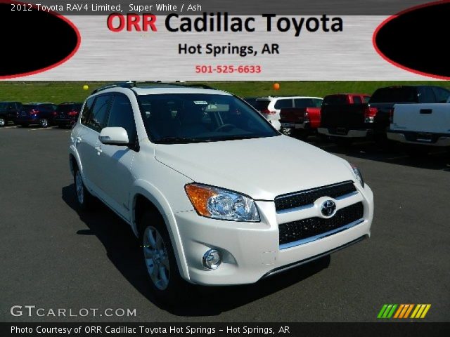 2012 Toyota RAV4 Limited in Super White