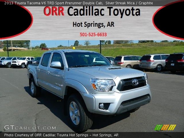 2013 Toyota Tacoma V6 TRD Sport Prerunner Double Cab in Silver Streak Mica