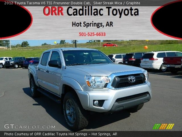 2012 Toyota Tacoma V6 TSS Prerunner Double Cab in Silver Streak Mica