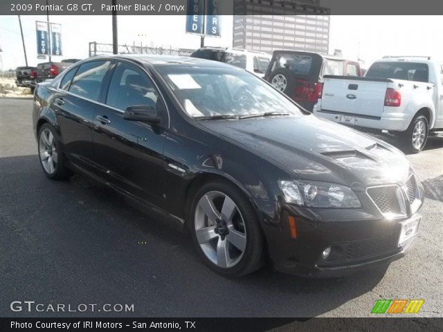 2009 Pontiac G8 GT in Panther Black