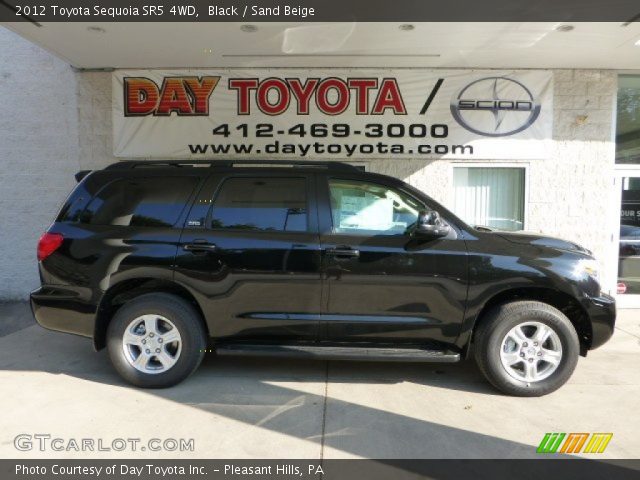 2012 Toyota Sequoia SR5 4WD in Black