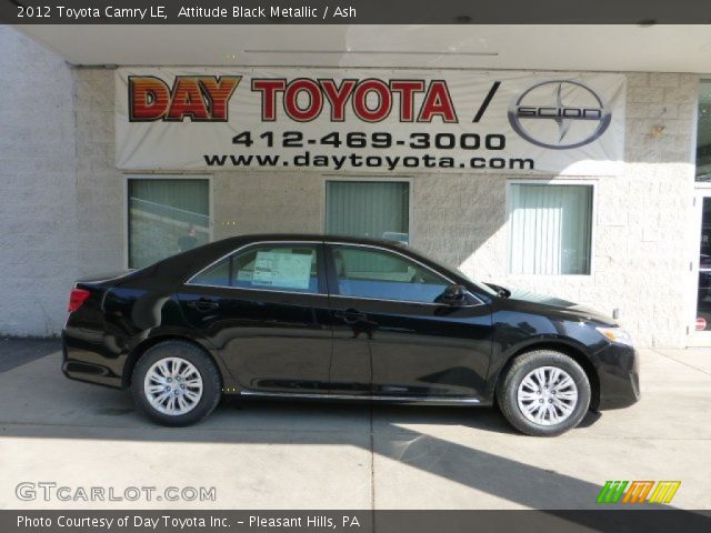 2012 Toyota Camry LE in Attitude Black Metallic