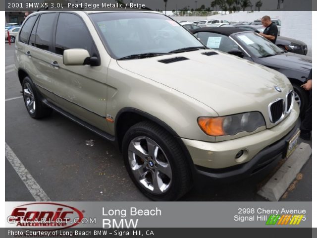 2001 BMW X5 3.0i in Pearl Beige Metallic