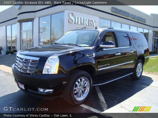 2007 Cadillac Escalade ESV AWD in Black Raven