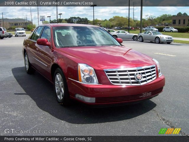 2008 Cadillac DTS  in Crystal Red