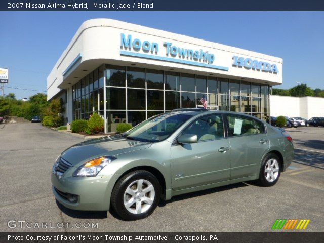 2007 Nissan Altima Hybrid in Metallic Jade