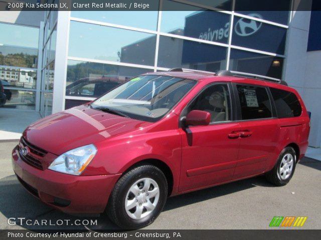 2008 Kia Sedona LX in Claret Red Metallic