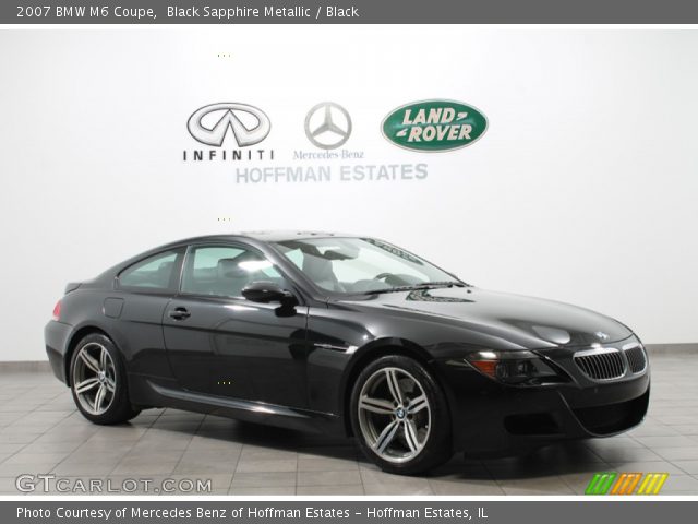 2007 BMW M6 Coupe in Black Sapphire Metallic