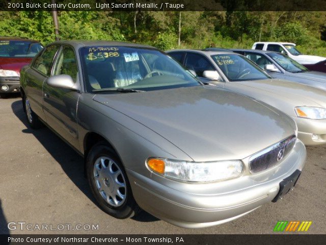2001 Buick Century Custom in Light Sandrift Metallic