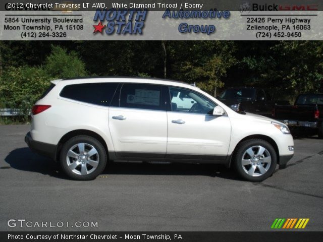 2012 Chevrolet Traverse LT AWD in White Diamond Tricoat