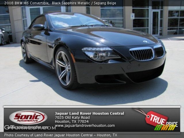 2008 BMW M6 Convertible in Black Sapphire Metallic