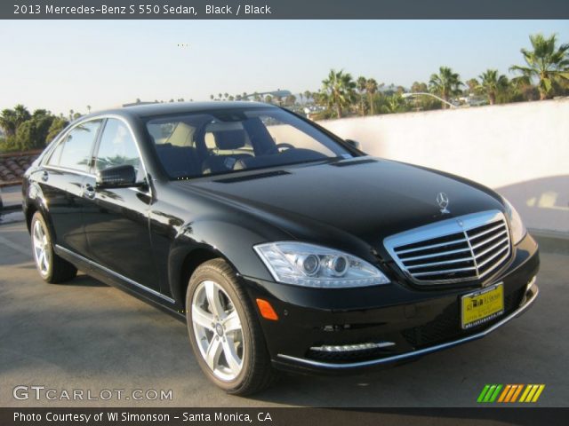 2013 Mercedes-Benz S 550 Sedan in Black