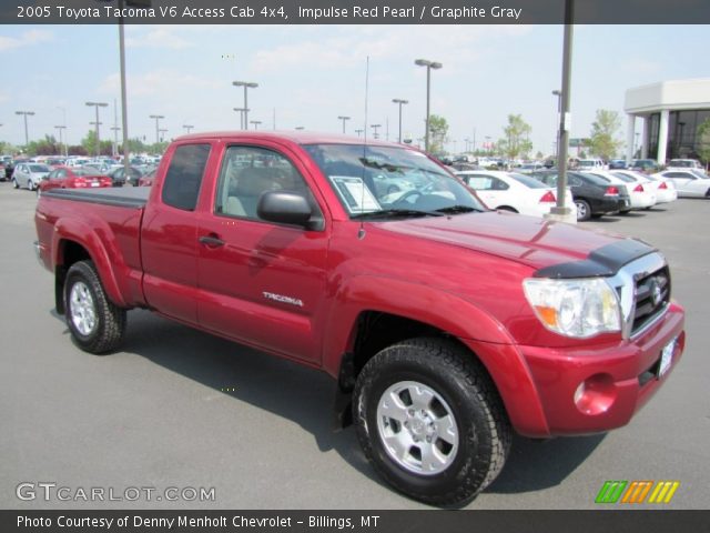 2005 Toyota Tacoma V6 Access Cab 4x4 in Impulse Red Pearl