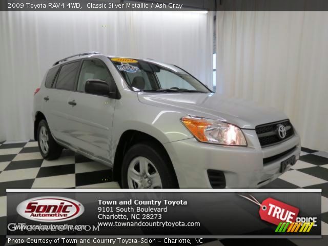 2009 Toyota RAV4 4WD in Classic Silver Metallic