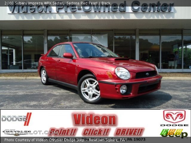 2003 Subaru Impreza WRX Sedan in Sedona Red Pearl