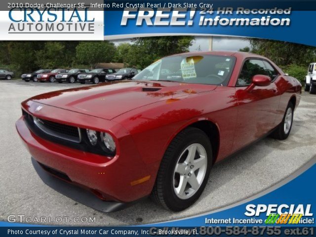 2010 Dodge Challenger SE in Inferno Red Crystal Pearl