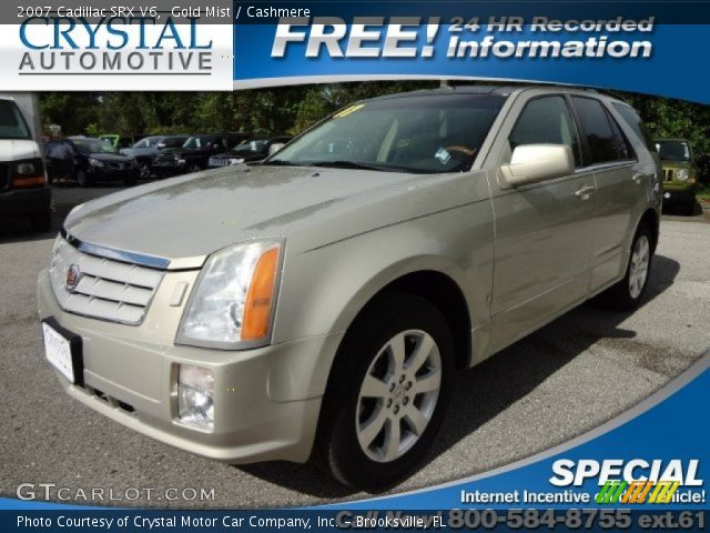 2007 Cadillac SRX V6 in Gold Mist