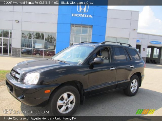 2006 Hyundai Santa Fe GLS 3.5 4WD in Black Obsidian