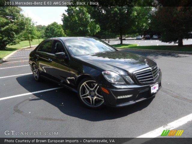 2010 Mercedes-Benz E 63 AMG Sedan in Black