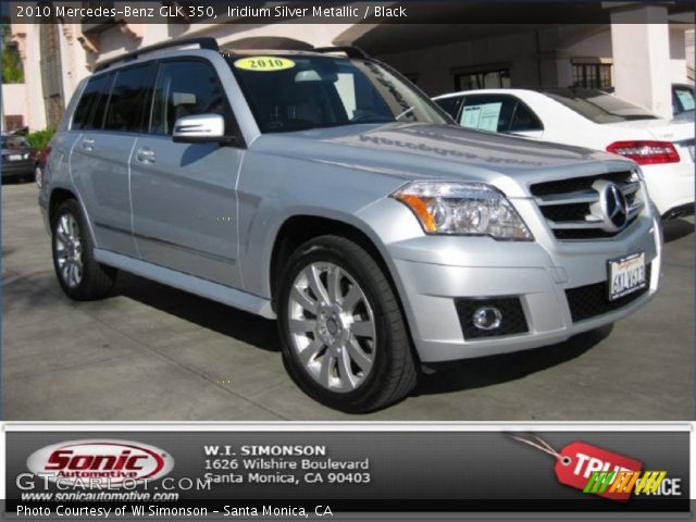 2010 Mercedes-Benz GLK 350 in Iridium Silver Metallic