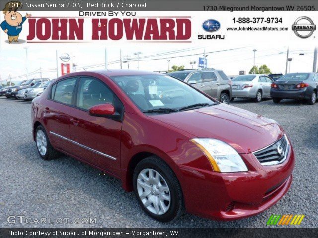 2012 Nissan Sentra 2.0 S in Red Brick