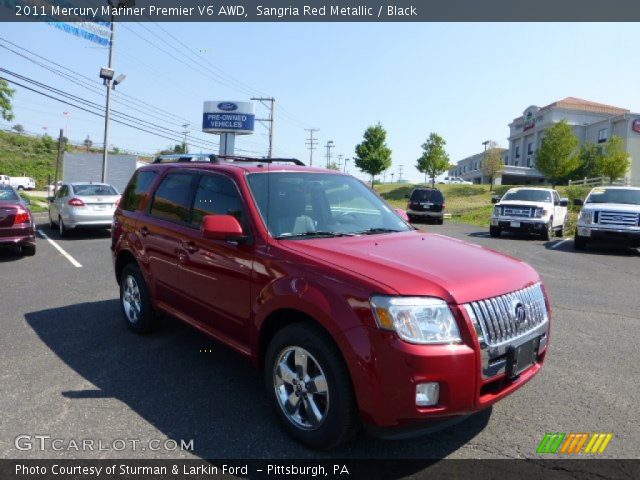 2011 Mercury Mariner Premier V6 AWD in Sangria Red Metallic