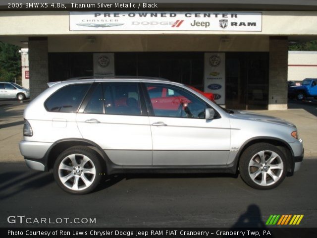 2005 BMW X5 4.8is in Titanium Silver Metallic